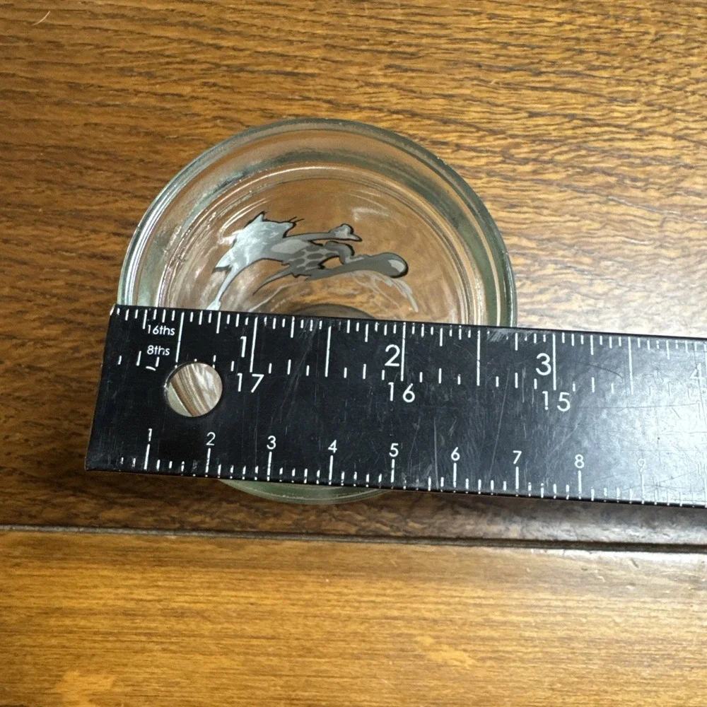 Vintage 1990 Welch's Tom and Jerry Jelly Jar Glass‎